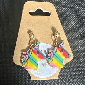 Rainbow Unicorn Earrings. Video L👀K!
